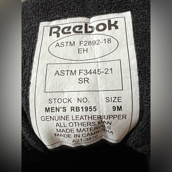 Reebok Harman men’s slip resistant work shoes - Picture 3 of 9